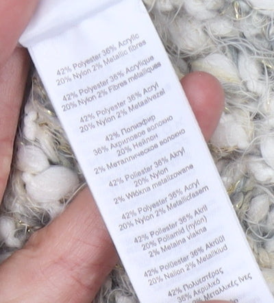 New Look Women's Multicoloured M Open Front Cardigan