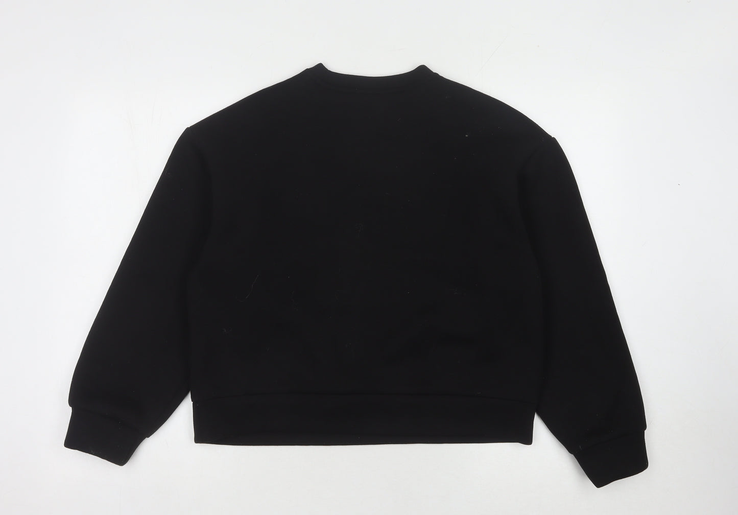 H&M Divided Women's Black Studded Pullover Sweatshirt M