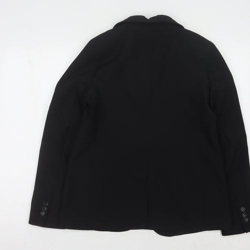Jaeger Women's Black Blazer Size 10 Regular Fit