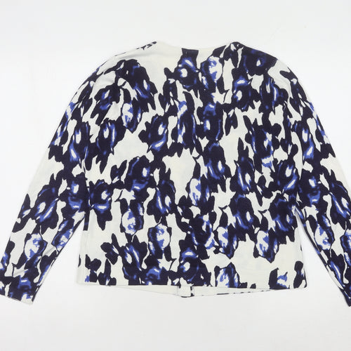 Marks and Spencer Women's Blue Cardigan, Size 10