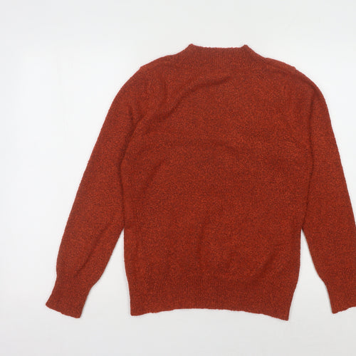 M&Co Women’s Red V-Neck Pullover Knit Jumper M
