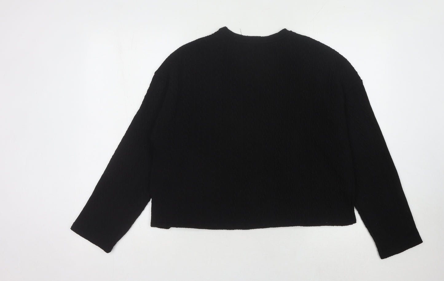 New Look Women’s Black Crew Neck Jumper Size M