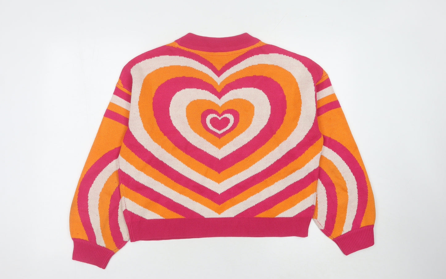 Noisy May Women's Multicoloured Heart Jumper M