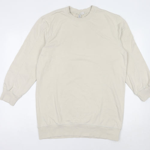 H&M Divided Women's Beige XS Sweatshirt Pullover