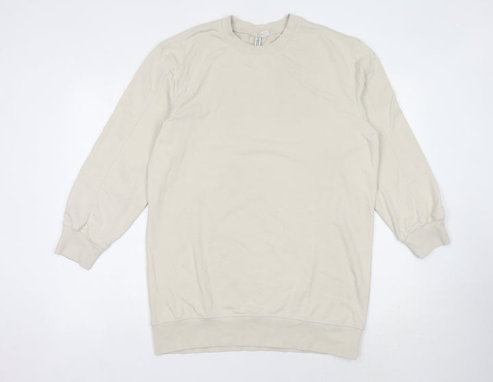 H&M Divided Women's Beige XS Sweatshirt Pullover