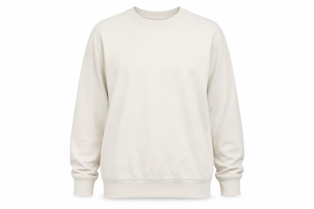 Front view of H&M Divided Women's Beige XS Sweatshirt Pullover
