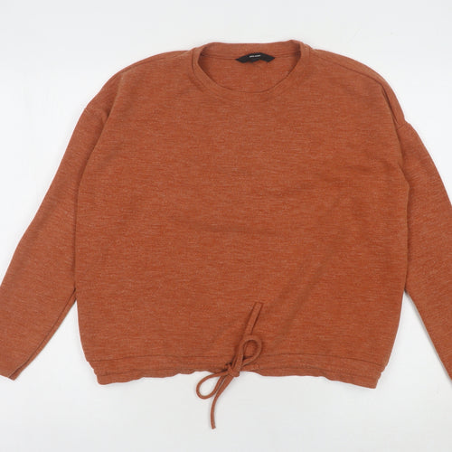 Vero Moda Women's Orange Pullover Jumper, Size L