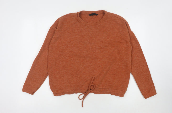 Vero Moda Women's Orange Pullover Jumper, Size L
