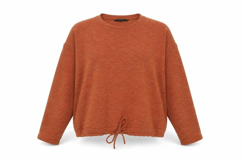 Front view of Vero Moda Women's Orange jumper, size L
