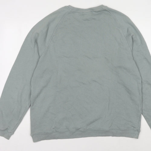H&M Unisex Grey Pullover Sweatshirt, Size 12, Casual Style