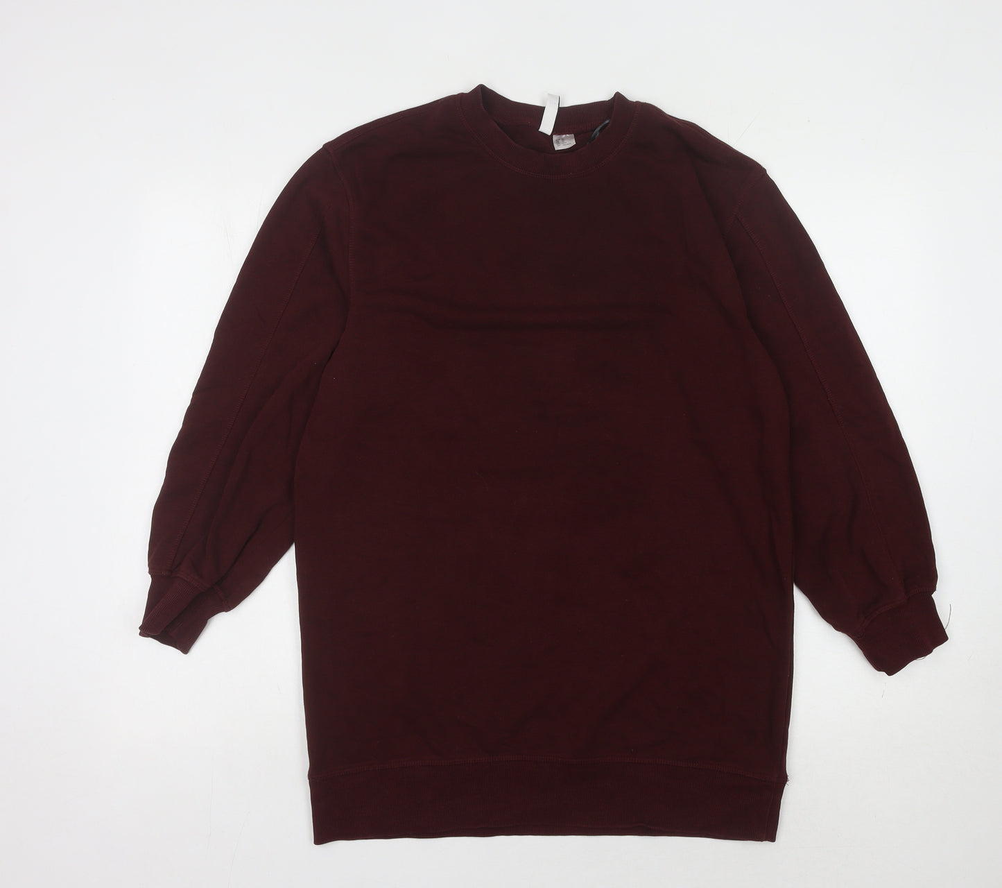 H&M Women’s Red XS Long Sleeve Crew Neck Dress