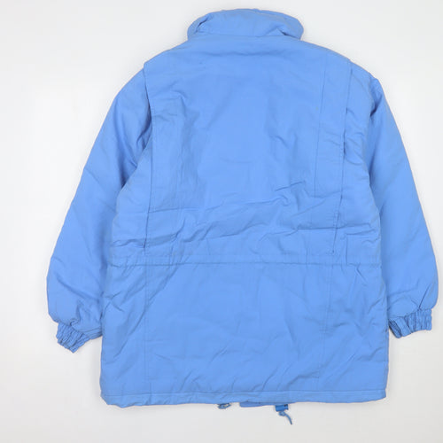Blue Unisex Parka Jacket, Size 12 Plus, Winter