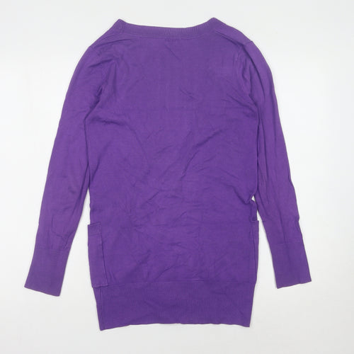 Topshop Women's Purple Cardigan Size 8