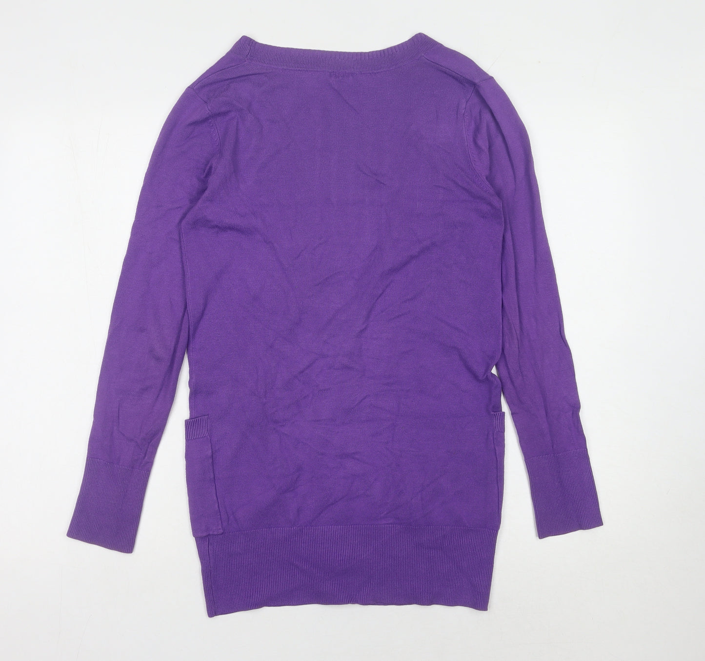 Topshop Women's Purple Cardigan Size 8