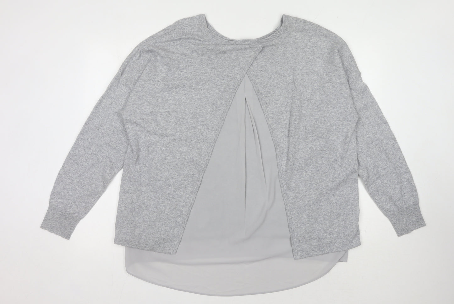 Marks & Spencer Women's Grey Pullover Size 20