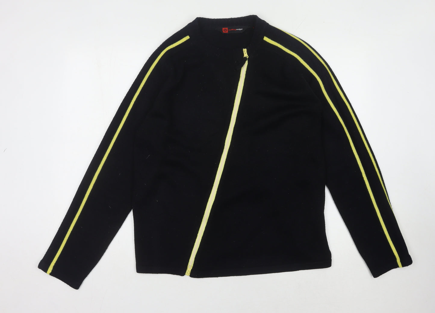 Cutting Edge Men's Black Full Zip Jumper Large