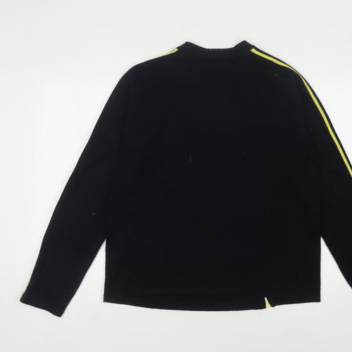 Cutting Edge Men's Black Full Zip Jumper Large