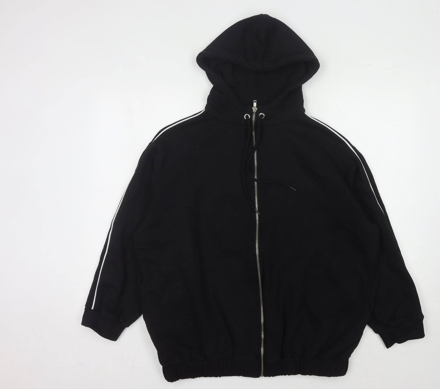 Boohoo Women’s Black Full Zip Hoodie Size 10