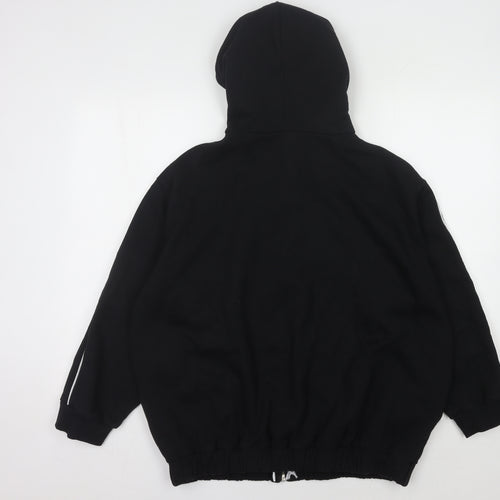 Boohoo Women’s Black Full Zip Hoodie Size 10