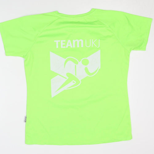 Cona Unisex Green Athletic T-Shirt Size 12