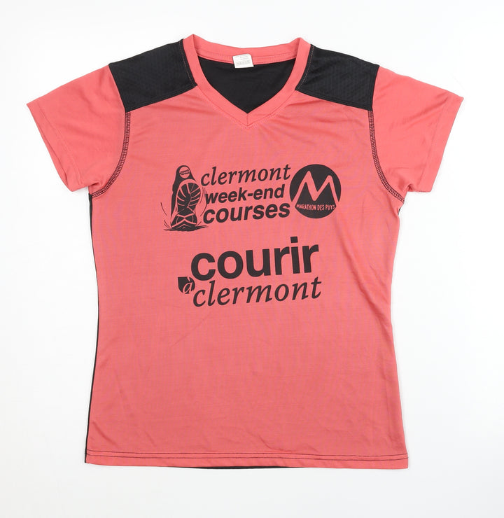 La Montagne Women's Pink T-Shirt M Activewear
