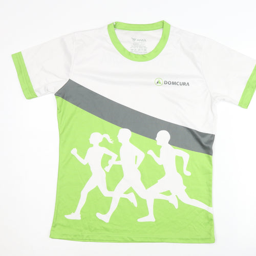 Anka Sport T-Shirt, Men's M, White Graphic Activewear