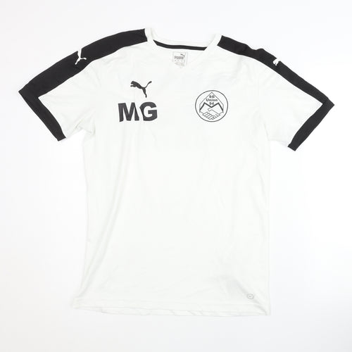 Puma Men's White Football Jersey M