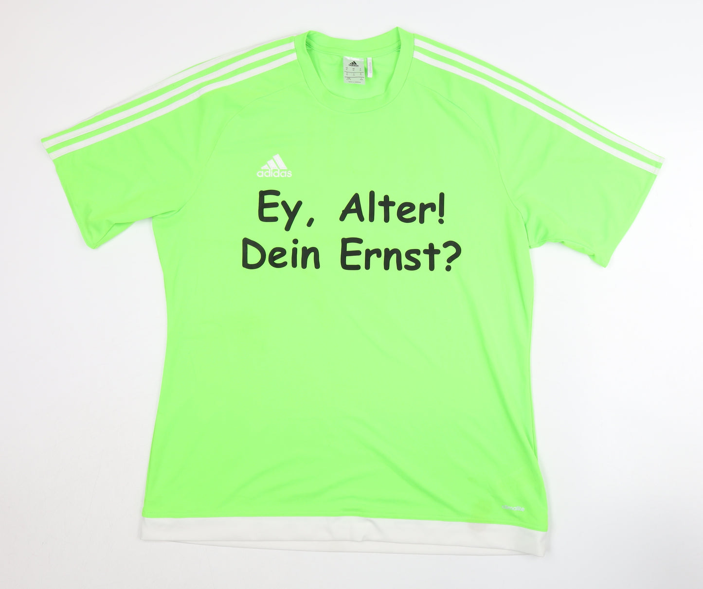Adidas Men's Green XL Graphic Print T-Shirt