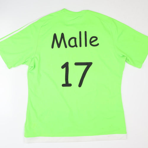 Adidas Men's Green XL Graphic Print T-Shirt