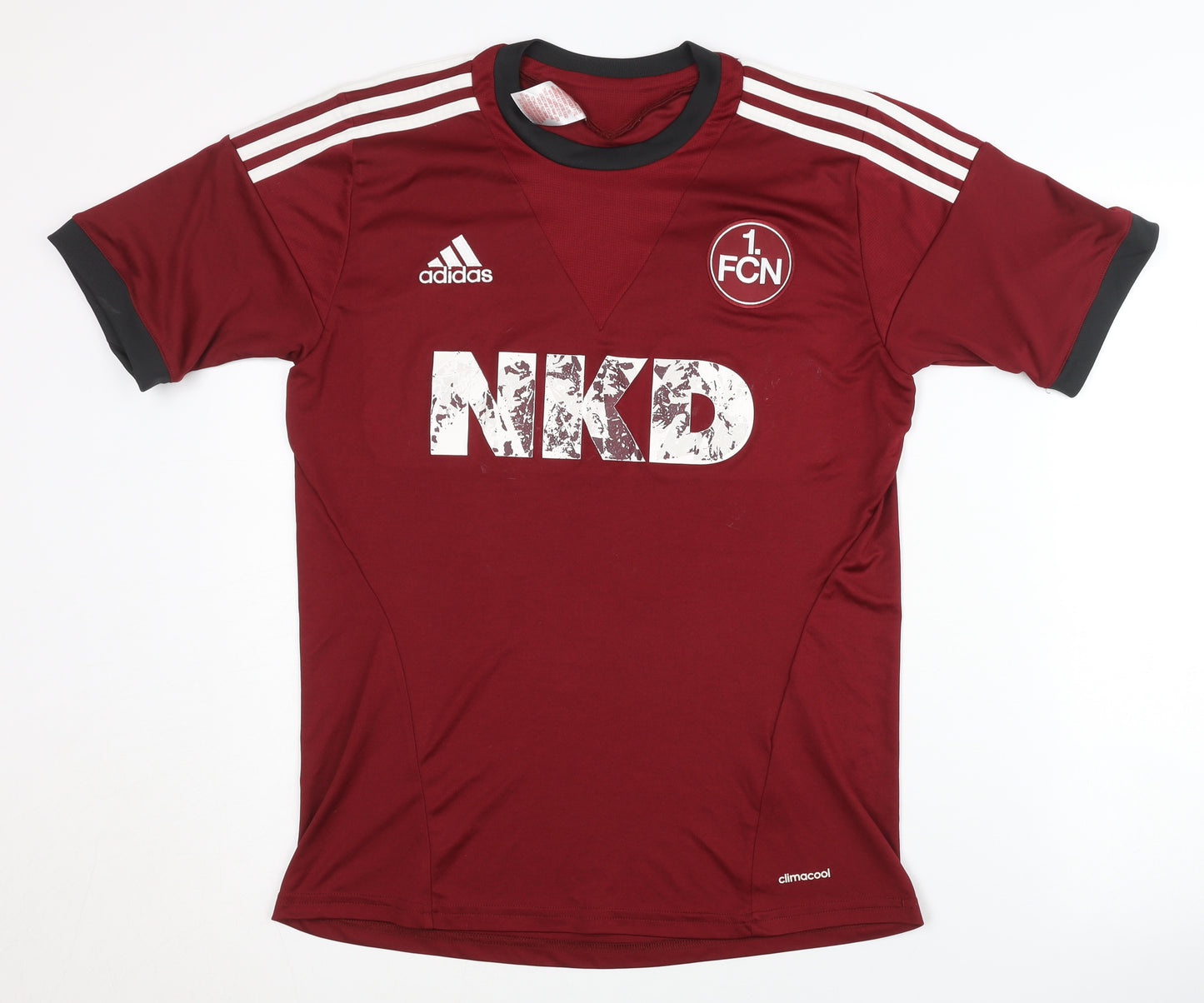 Adidas Boys Red Football Jersey XL - Lightweight Activewear