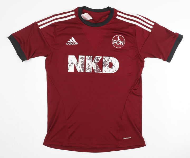 Adidas Boys Red Football Jersey XL - Lightweight Activewear