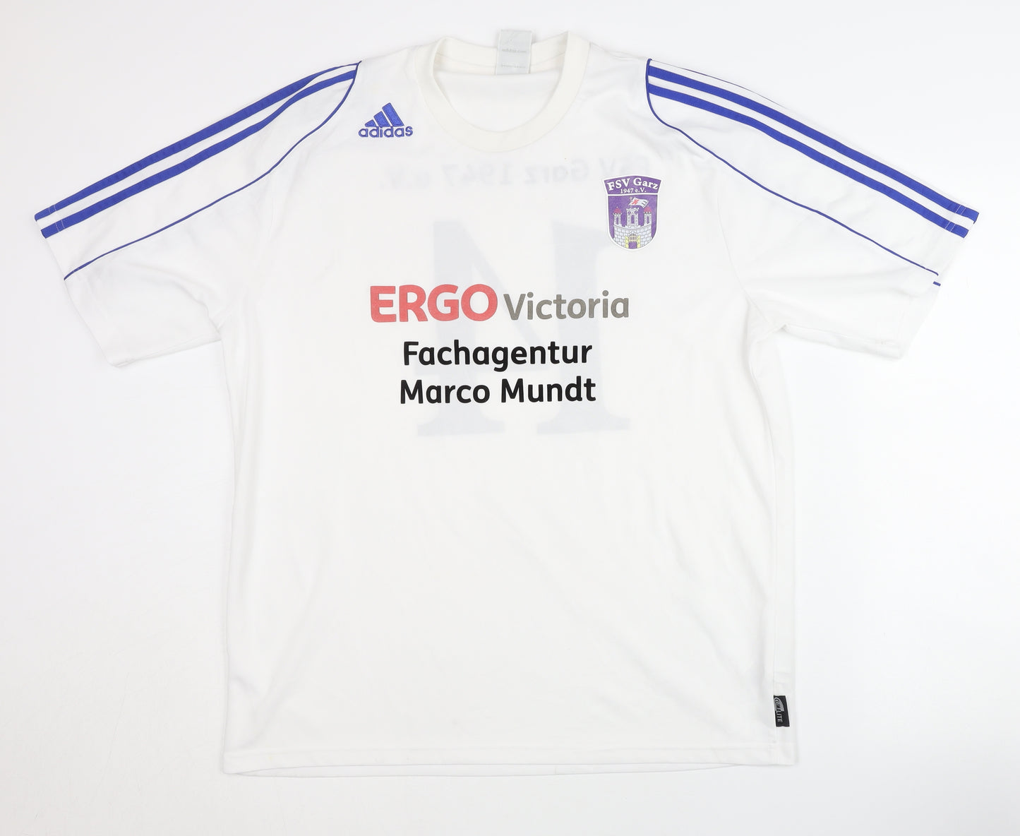 Adidas Men's White Football Jersey Size L