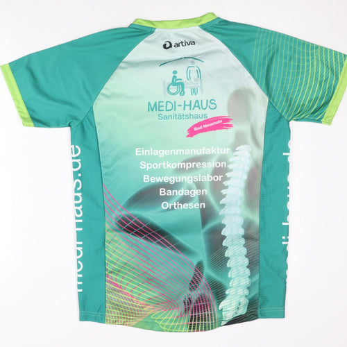 Artiva Men's Green Running T-Shirt Size S