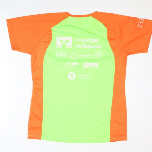 Frauenlauf Women’s Green/Orange Running T-Shirt XL