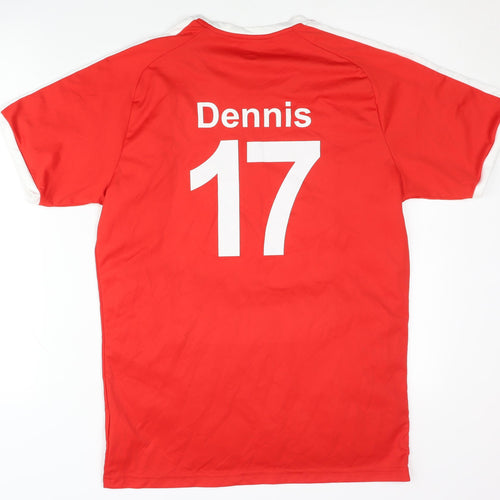 Puma Men's Red Football T-Shirt Medium