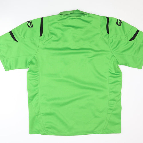 Saller Men's Green Polo Football Jersey Size L