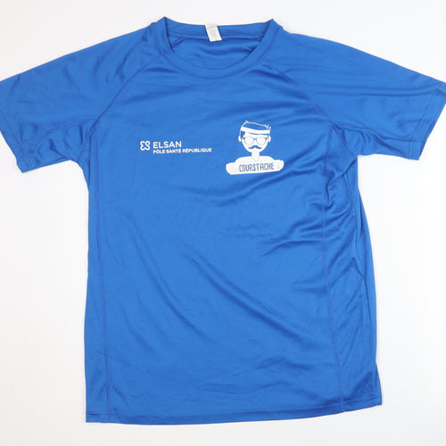 Roly Unisex Blue L T-Shirt, Quick Dry, Running & Jogging