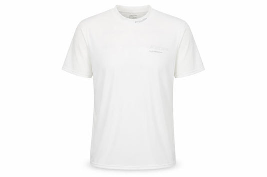 Front view of Erima Men's White Running T-Shirt L, Sportswear