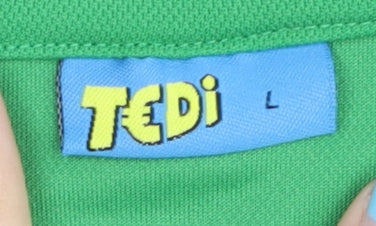 TEDi Men's Green Graphic Jersey T-Shirt L