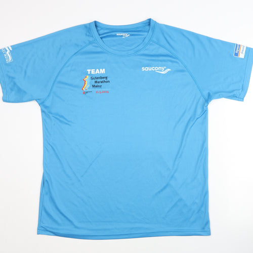 Saucony Men's Blue XL Running T-Shirt