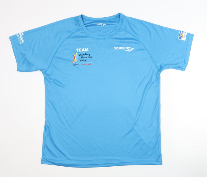 Saucony Men's Blue XL Running T-Shirt