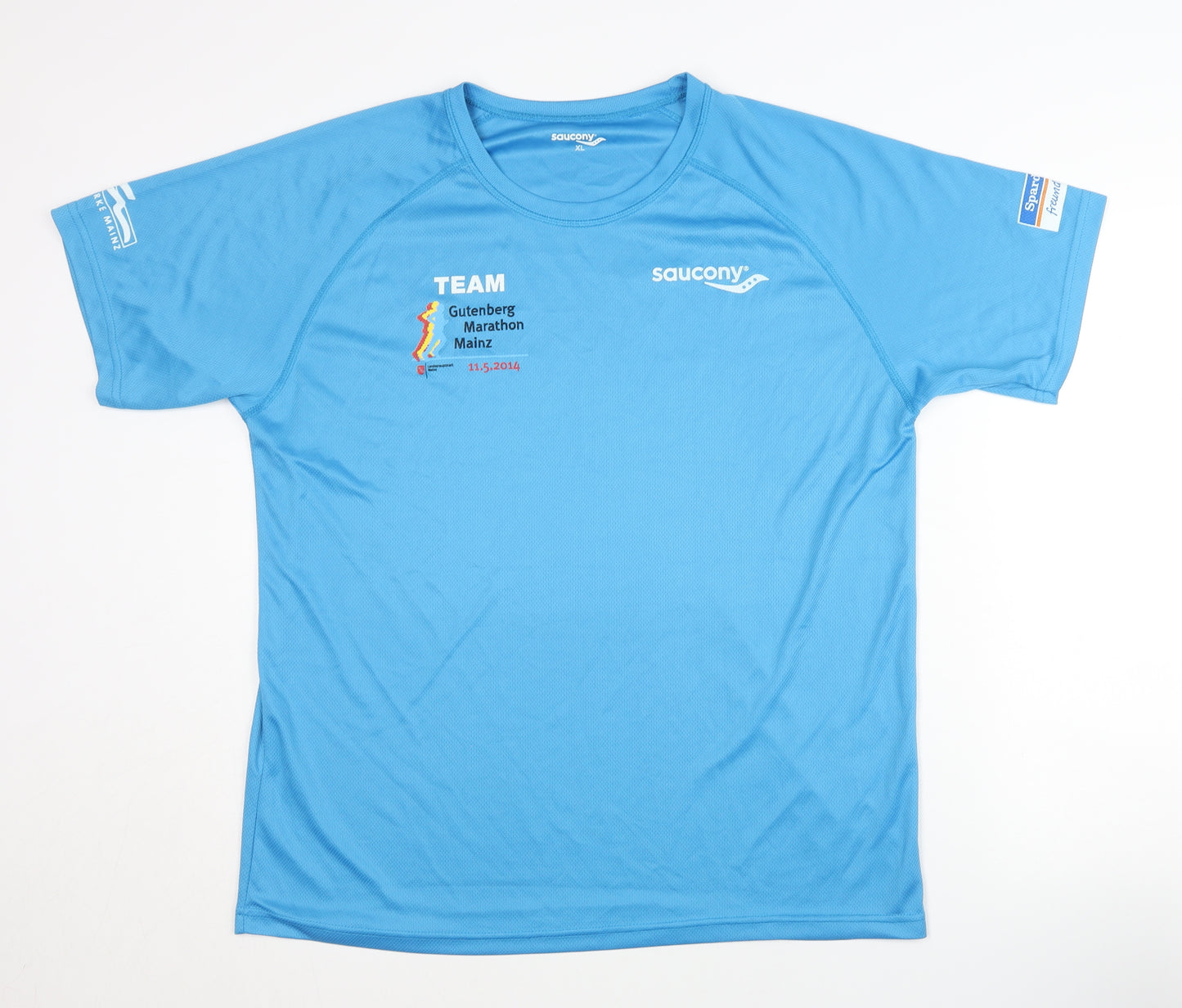 Saucony Men's Blue XL Running T-Shirt