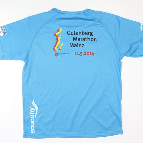 Saucony Men's Blue XL Running T-Shirt
