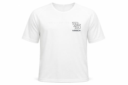 Front view of PROACT Men's White L Jersey T-Shirt Activewear