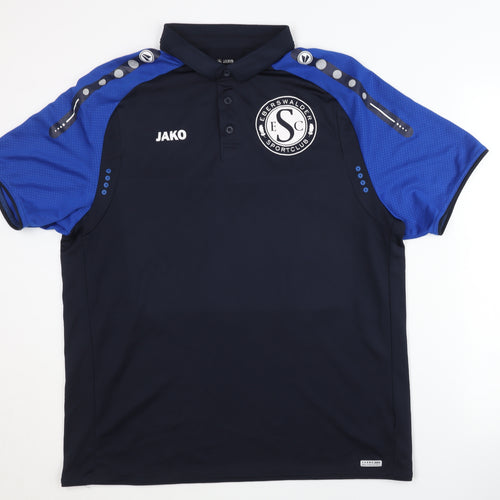 Jako Men's Blue Polo L Football Jersey