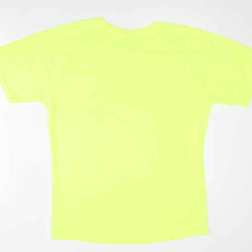 Cana Sports Men's Yellow Running T-Shirt M