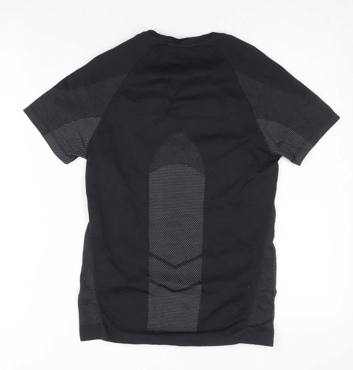 Women's Black Activewear T-Shirt, Size M