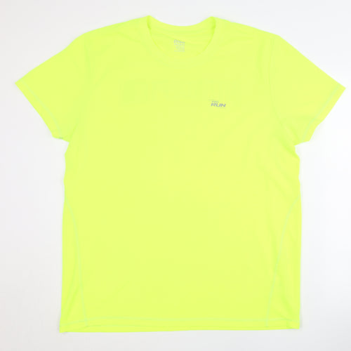 Crivit Sports Men's Yellow XL Running T-Shirt