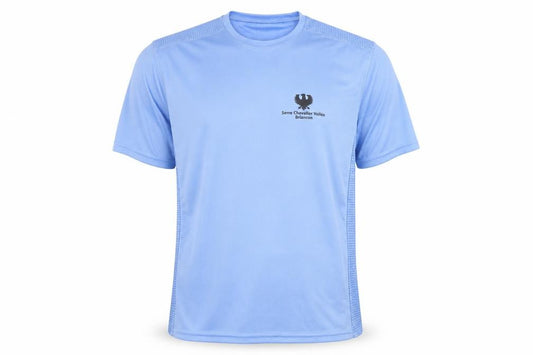 Front view of Acqua Royal Men's Blue T-Shirt XL for Running