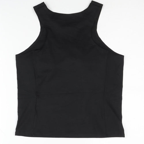 H&M Unisex Black L Tank Top Activewear